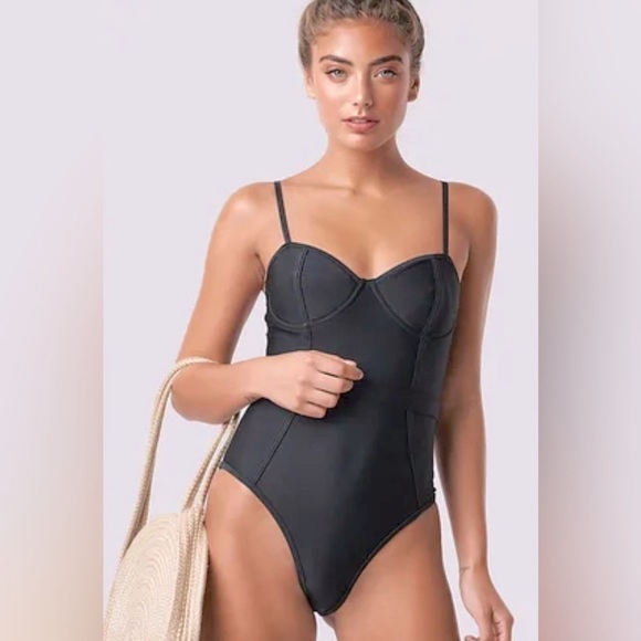 Old Navy Other - NWT Old Navy Women’s Black Corset One Piece Swimsuit